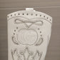 GG WOMEN'S BOOT WITH DOUBLE G AND STUDS WHITE