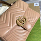 GC-498110 shoulder bag Handbag Leather apricot Big size
