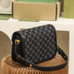 GG 602204 shoulder bag bag Leather black