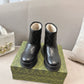 GG WOMEN’S BOOT GG LEATHER BLACK