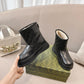 GG WOMEN’S BOOT GG LEATHER BLACK