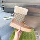 GG 1955 HORSEBIT SNOW BOOTS GG CANVAS IN BROWN