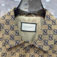 GG GG LINEN BLEND CANVAS JACKET BEIGE 784252 ZAM7G 9118