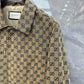 GG GG LINEN BLEND CANVAS JACKET BEIGE 784252 ZAM7G 9118