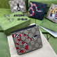 GC PVC Screen Printing snake wallet grey 451268
