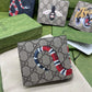 GC PVC Screen Printing snake wallet grey 451268