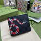 GC PVC Screen Printing snake wallet black 451268