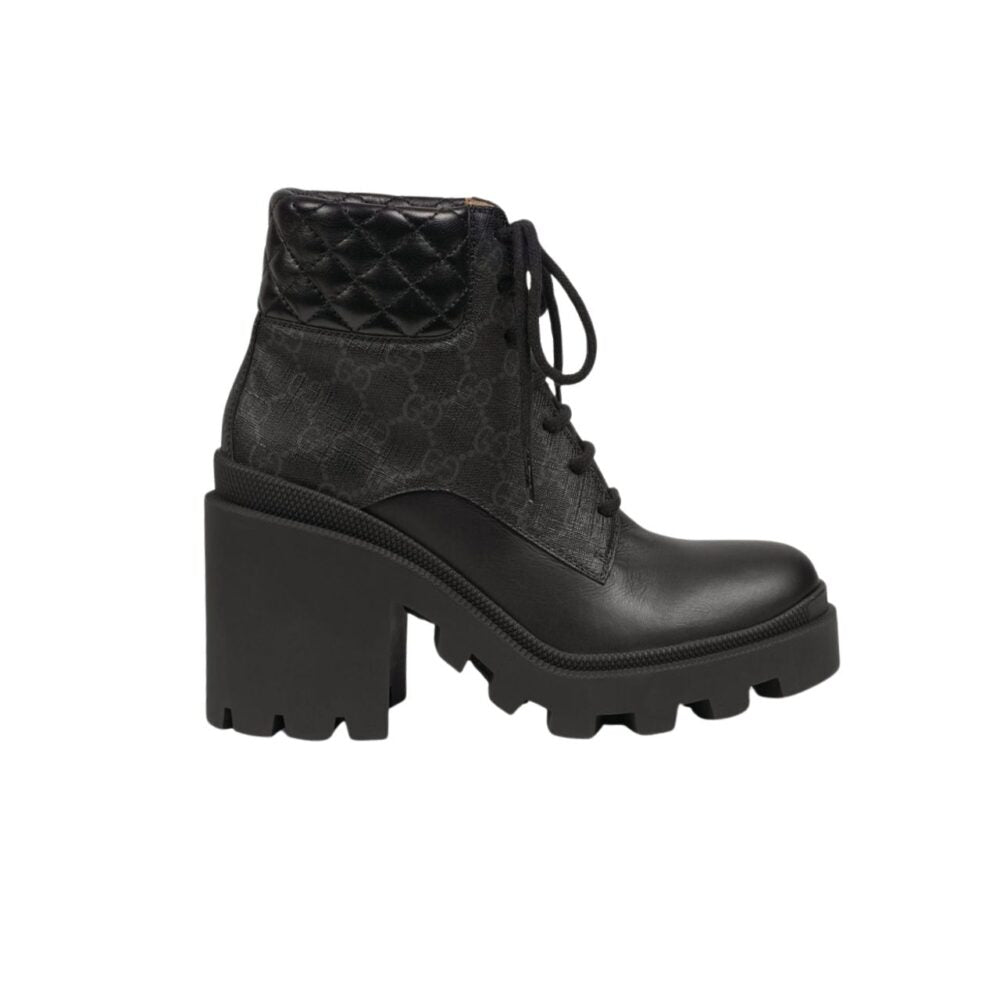 GG GG SUPREME ANKLE BOOTS BLACK 659691 UC810 1000
