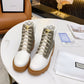GG GG SUPREME ANKLE BOOTS WHITE