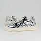 GG WOMEN'S RE WEB SNEAKER SILVER 825961 FAD56 8144