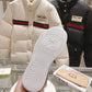 GG HORSEBIT CHEVRON QUILTED BOOTS WHITE