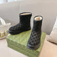 GG WOMEN’S BOOT GG SUDE CANVAS BLACK