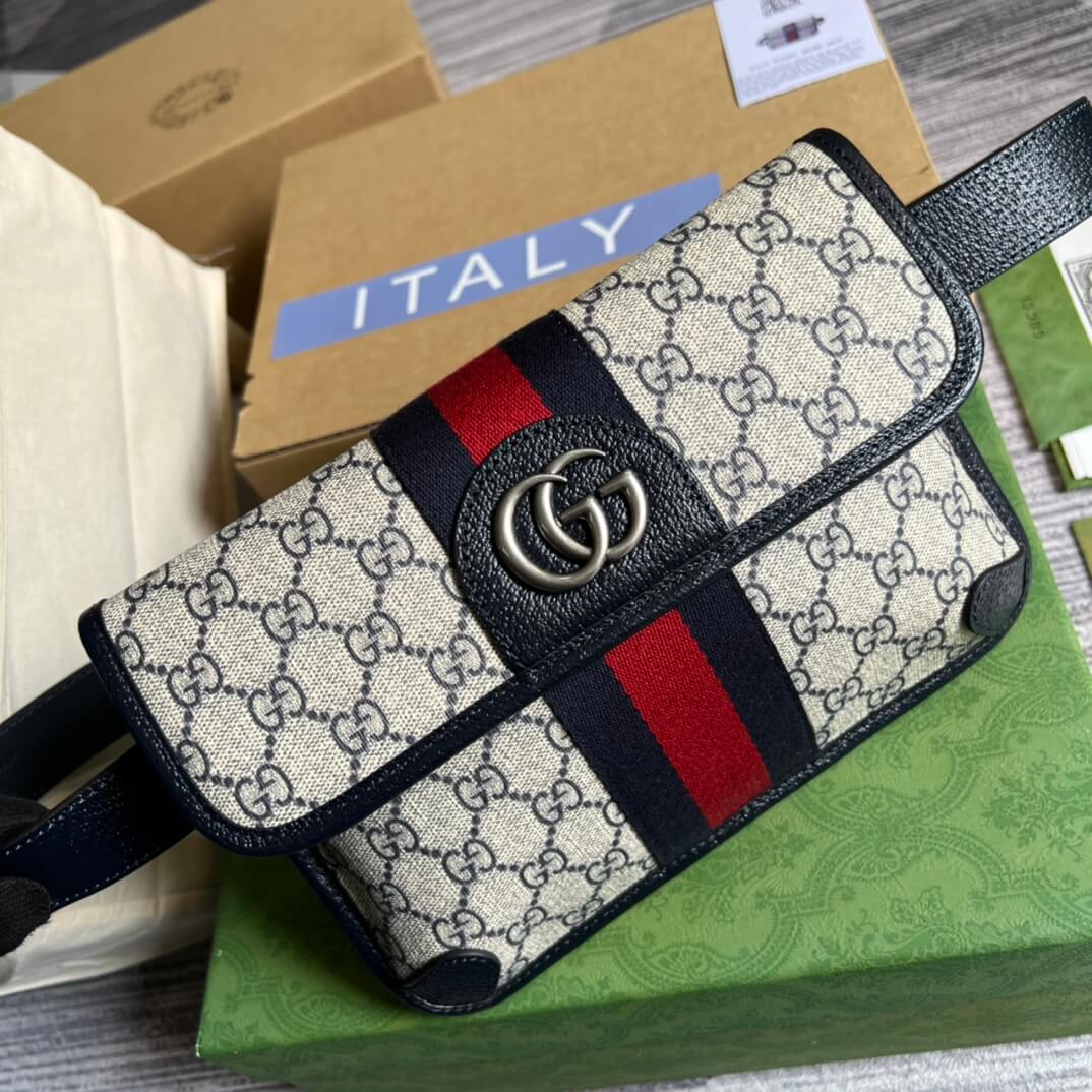 GG Chest Bag black meo   shoulder crossbody bag 674081 free shipping