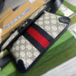 GG Chest Bag black meo   shoulder crossbody bag 674081 free shipping