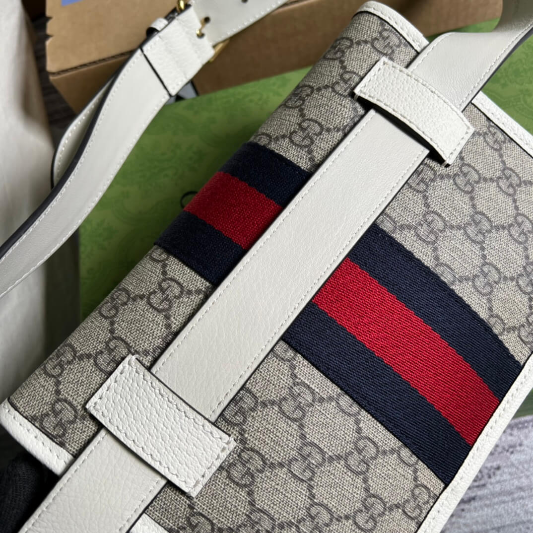 GG Chest Bag white meo   shoulder crossbody bag 674081
