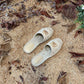 GC new MARMONT SLIDES slippers apricot starboard flat canvas sandals