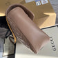 ?443496 GG Marmont medium matelassé shoulder bag Nude pink leather gold hardware