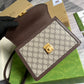 GG gold BB shoulder crossbody bag brown Co branded style 680119