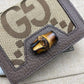GG Bamboo wallet card bag browm FREE SHIPPING
