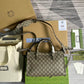 GG 681690 shoulder bag Handbag Aria Real Leather/pvc grey