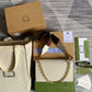 GG 677286 Horsebit Envelope chain sling bag white