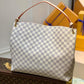 N42233 GRACEFUL GM big size WHITE PINK subaxillary bag