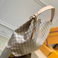 N42233 GRACEFUL GM big size WHITE PINK subaxillary bag