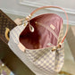 N42233 GRACEFUL GM big size WHITE PINK subaxillary bag