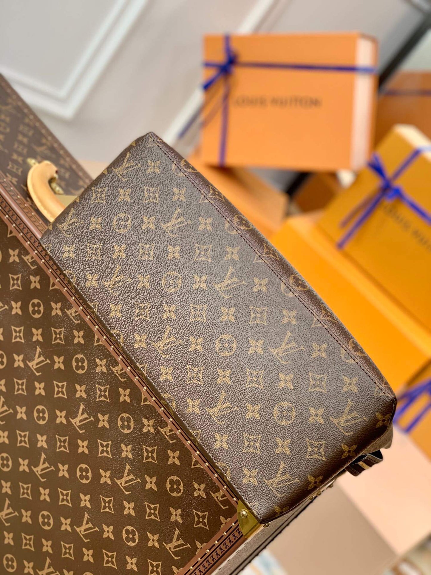 M45898 GRAND PALAIS MONOGRAM BROWN