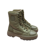 HM FRESH ANKLE BOOTS GREEN