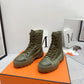 HM FRESH ANKLE BOOTS GREEN