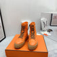HM FRESH ANKLE BOOTS ORANGE