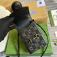 GC Horsebit 1955 mini bag Shoulder crossbody Bag 625615 denim leather Black