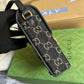 GC Horsebit 1955 mini bag Shoulder crossbody Bag 625615 denim leather Black