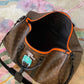 M45616 Keepall Bandoulière 50 Monogram leather travel bag