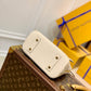 N45294 ALMA BB BAG Damier Azur WHITE WITH PINK N41221