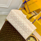 ONTHEGO MM BAG M46128 MONOGRAM EMPREINTE TOTE BAG Beige/Pink/Yellow
