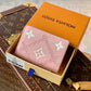 M41938 M81212 CLÉA WALLET pink Monogram Embroidery