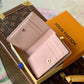 M41938 M81212 CLÉA WALLET pink Monogram Embroidery