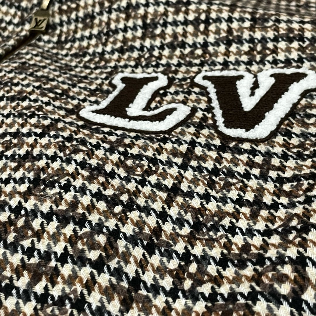 LV MONOGRAM WOOL HARRINGTON BLOUSON BEIGE 1AGIP6
