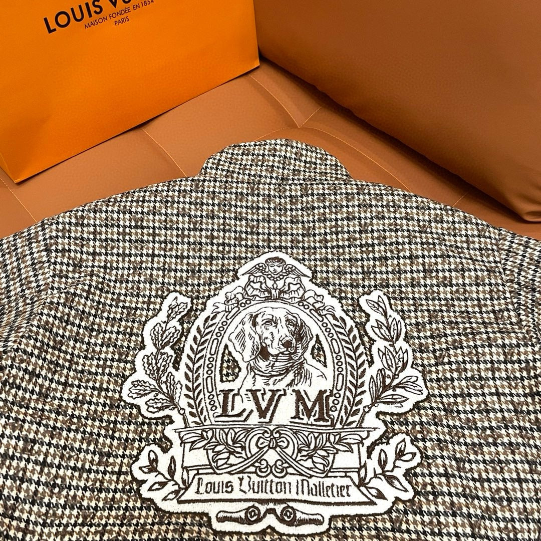 LV MONOGRAM WOOL HARRINGTON BLOUSON BEIGE 1AGIP6