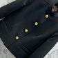LV LV BUTTON OFFICER JACKET BLACK 1AGOKI