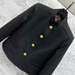 LV LV BUTTON OFFICER JACKET BLACK 1AGOKI
