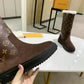 LV SUEDE MONOGRAM BOOTS BROWN