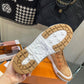 LV SQUAD SNEAKER BOOTS SUEDE BROWN