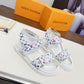LV X MURAKAMI LV SUNSET FLAT COMFORT SANDAL WHITE 1AGXEQ