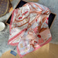 LV VIVIENNE 90 SPEEDY SQUARE SILK SCARF TAN BROWN 90CM M79157
