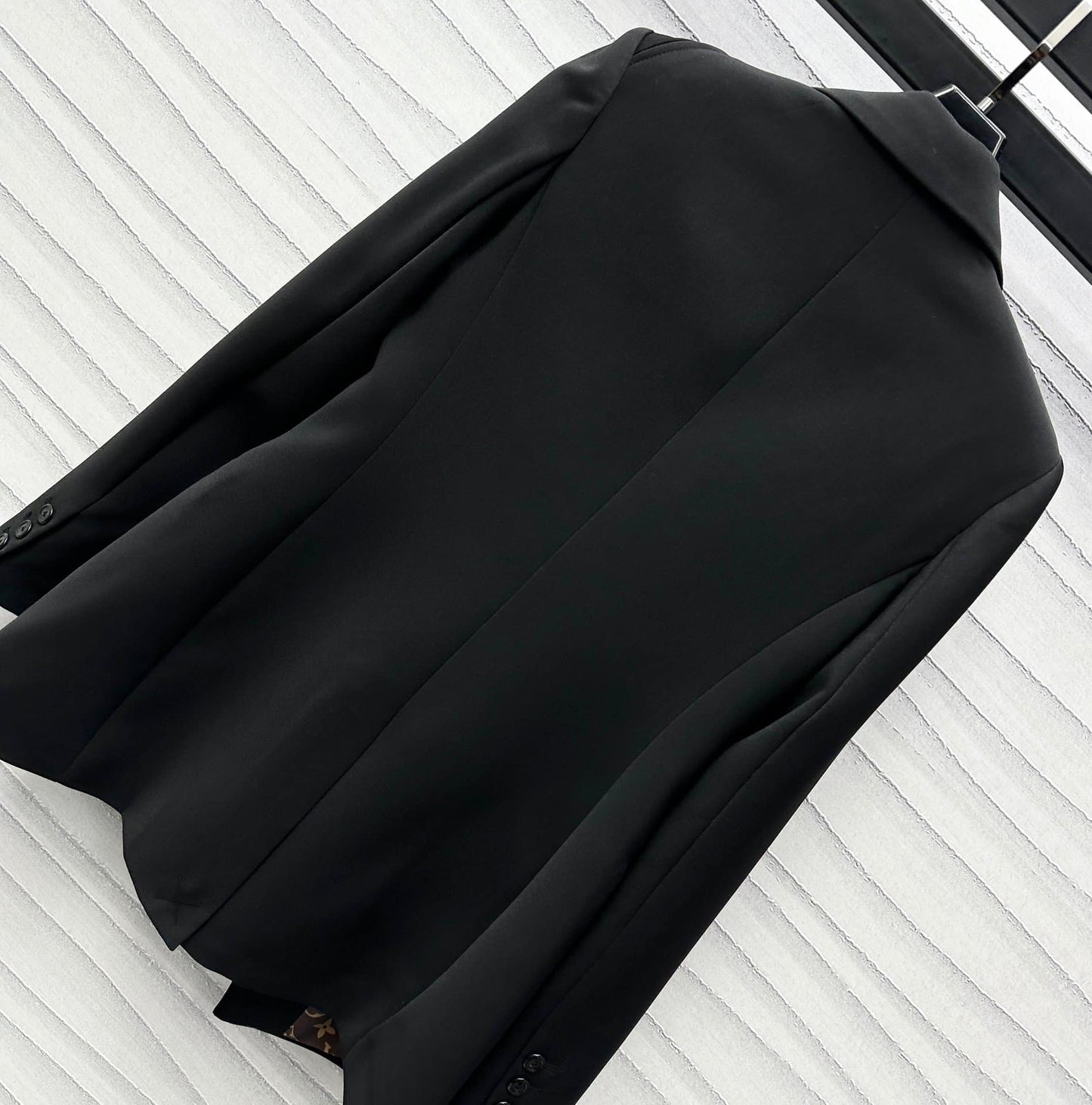 LV MONOGRAM BELT BLAZER BLACK 1AGNP3