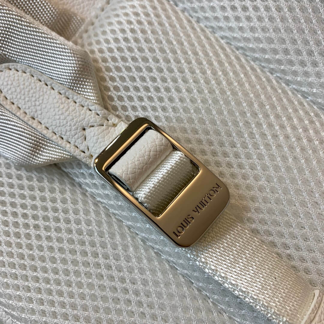 M20664 Racer Backpack Damier Spray Virgil Abloh white pink red