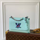 M20694 TWIST MM shoulder bag cross body bags blue COWHIDE/ REAL LEATHER